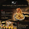 10~16/08/2026: Sharaku Giới Thiệu 2 Set Lunch Nhật Bản Với Tendon Tempura Tôm Và Oshizushi Lươn Nhật Khò Lửa Phô Mai