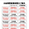 お盆期間中のショートコース・打席営業時間のお知らせ