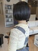 艶めくボブの似合わせカット「暗髪グレージュ×前下がりボブで、さりげないおしゃれを🪽」