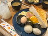 選べる和洋食•満足朝ごはん「和洋ミックスのモーニングで元気な一日のスタート🍞🍙」