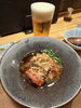 トマトと鰹節です。ビールに合いました。「群馬県公安委員会届出済み。あなたのお悩み事必ず解決致します。ご連絡お待ちしています。」