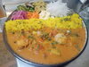 トマトチャウダーカレー🍅🦐🦑🐚「期間限定スパイスカレー【千葉駅徒歩３分　ハーブティーと楽しむお得なランチセット】」