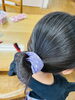 自信あふれるヘアスタイルをサポート「たくさんのシュシュをご寄贈いただきました♪子どもたちもニコニコです😊」