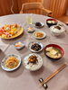 会津産コシヒカリと塩こんぶ卵「和朝食と洋朝食「日本のふつうの朝ごはん」」
