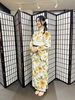 夏を彩る、ひまわり模様ゆかた「ひまわり柄の浴衣で夏らしく　お持ち込み浴衣コーデとヘアセット」