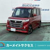赤いスズキ スペーシアカスタムの中古車が入庫しました