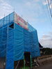 山梨県北杜市で塗装工事スタート「北杜市の総合衣料かわやま様で外壁塗装・屋根塗装・防水工事スタート｜盆明け着工レポート」