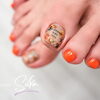 夏のFlower Foot Nail♪