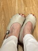 わたしも毎日履いてます♪「バックストラップの下駄風パンプス」
