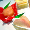 桃のケーキ・王様メロンなど季節限定スイーツは、まもなく終了です🍑🍈