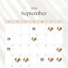 9月予定表