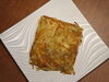 鉄板で焼き上げた、香ばしいポテトガレット「カリッほくっ♪鉄板ガレットでちょい飲みタイム」