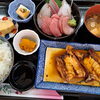 コチカマの煮付け＋刺身盛り合わせ定食のご紹介　2800円（税込）