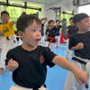 8月22日(土)の稽古風景≪ 明石/空手/スポーツ/運動/幼児/小学生/お稽古/習い事≫　