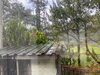 急に暗くなって、雷と強い雨☂️が！「【雨のアトリエ☂️】」