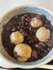 蕎麦がきぜんざい「新蕎麦の蕎麦がきぜんざいと、蕎麦がきのいろいろな楽しみ方」