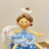 静岡市葵区でシナモ好きさんの誕生日バルーンドールギフト【風船工房未来】