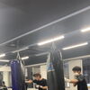 サンドバッグ打ち‼️リベラルボックスジム！岡山市東区ボクシング、キックボクシング、パーソナルジム、日本チャンピオンに教わる