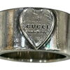 グッチ（GUCCI）ハートチャーム付きシルバーリングをお査定させていただきました
