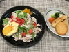 「本日のAランチは　冷しゃぶ　ゴマだれ」