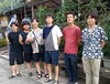 「暑い日も安心！屋根付きスペースで快適BBQ🍖」