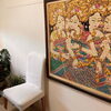 バリ島の踊り子の絵とともに届けたい、ほっとしたひととき