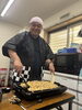 理事長お手製チャーハン！「今年もあんさんぶるの夏祭りイベントを行いました♪　みんなで笑顔になれた1日でした(^^)」