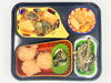 高齢者向け宅配弁当。夕食はえびボールのオーロラソースかけ。「8/27(木)の夕食は「えびボールのオーロラソースかけ」」