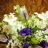 お彼岸のお供えアレンジ、仏花、墓花など、ご予約承ります。