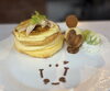 「岡山産白桃を味わう白桃ブリュレパンケーキ」