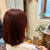 秋に向けたレッドブラウンカラー。自然なツヤを楽しむヘアカラー【諏訪市｜美容室｜ヘアケア ラルム】