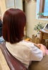 「秋に向けたレッドブラウンカラー。自然なツヤを楽しむヘアカラー【諏訪市｜美容室｜ヘアケア ラルム】」