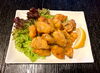 鉄板生えび焼き🦐　1.280円（税込）「本日8月30日(日)ご来店お待ちしております／お好み焼き・鉄板焼きしぐれ／磯子区岡村」