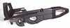 P90用 ブルホーンハンドル&チェーンソーストック「オススメの商品！ストレンジレイブン P90LMGキット」
