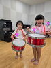 リズムをタイコでたたきます！「「音楽って楽しい！」笑顔いっぱいの千葉市リトミック♪ 体験レッスン受付中」