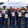 『全国少年消防クラブ交流大会出場に伴う激励会（浦安市）』