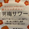 男梅サワー　500円
