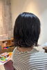 「パーマで楽しむ、動きとふんわり感のある肩上ボブ【諏訪市｜美容室｜ヘアケア ラルム】」