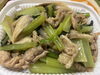 豚肉と小松菜のカレー風味炒め「八王子シフォンケーキ　G&Bみづき」