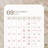 2026年9月の営業スケジュールのお知らせ