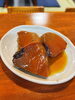 「刺身用かつおの甘辛角煮、できました🐟」
