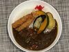 「本日のAランチは　秋野菜とエビフライカレー🍛」