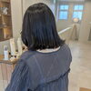 暗髪くびれボブに、パープルグレージュの彩りを🫶🏻