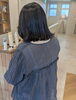 「暗髪くびれボブに、パープルグレージュの彩りを🫶🏻」
