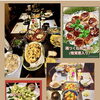 大皿料理を囲む、食楽器しゃらの宴会・会食