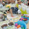 親子で楽しんだ夏祭り｜屋台でお買い物ごっこ