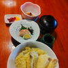 一魚一会　本日の日替りランチ「海鮮天丼」