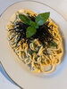 カツオの酒盗、たらこ生パスタ「蕎麦屋のスタッフ、誰も蕎麦を食べていない問題🤣 市場朝ごはんと濃厚たらこ生パスタ」