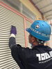 「なおまさくんヘルメットをかぶって専務が今日も頑張ってます」