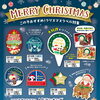 【チラシのご紹介】クリスマスのおすすめラベル　販促ラベル